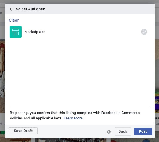How to post items on Facebook Marketplace