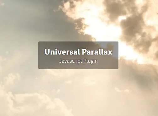 Universal Parallax