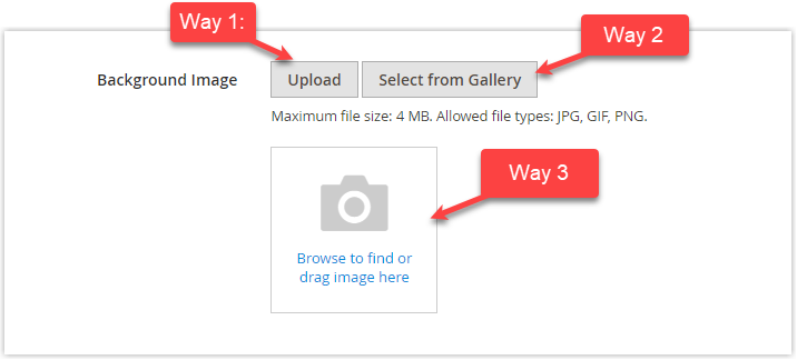 background image in magento page builder column