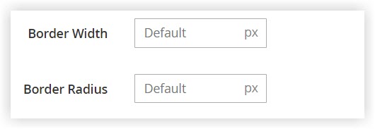 Border Width and Radius in Individual Tab 