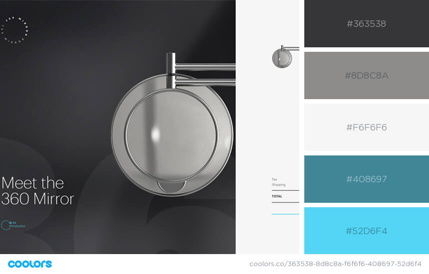 color scheme for websites blue - My 360 Mirror
