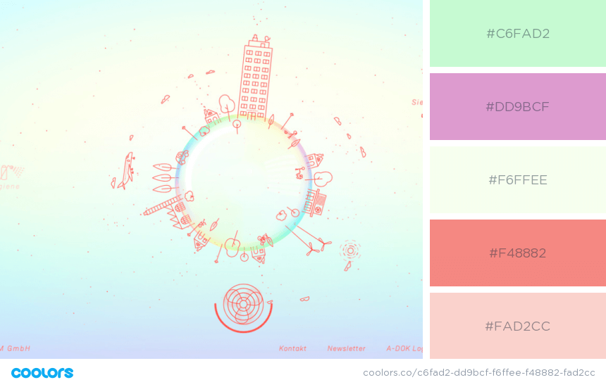 color scheme for websites - Save The Air
