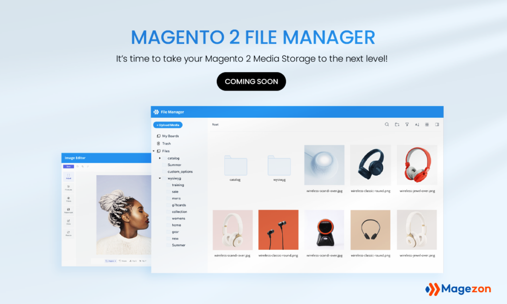 Magento 2 File Manager by Magezon