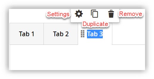 Individual Tabs toolbox in Magento Page Builder