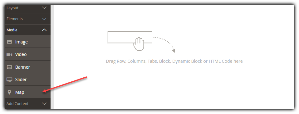 map content type location