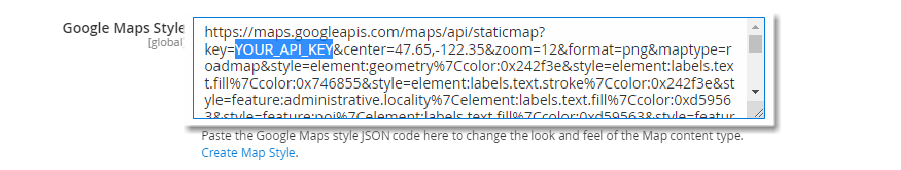 map import url