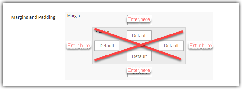 map padding and margin