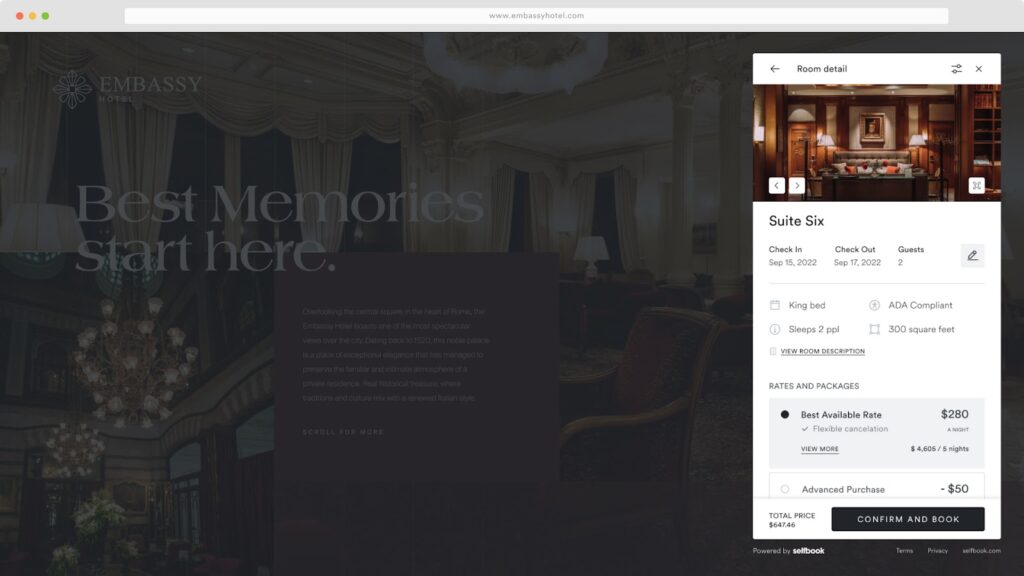 minimize redirects in hotel website design inspiration