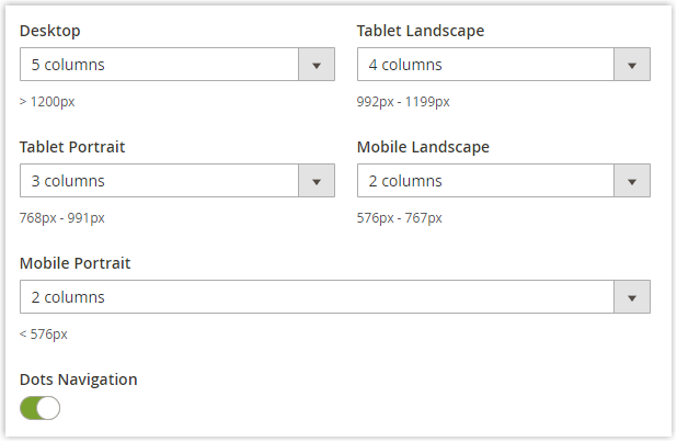 product content type magezon product grid customization and responsiveness