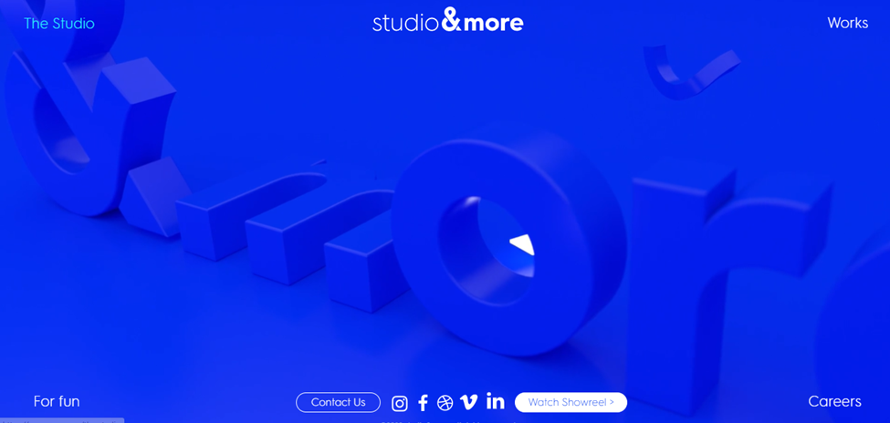 14th blue color website with color schemes