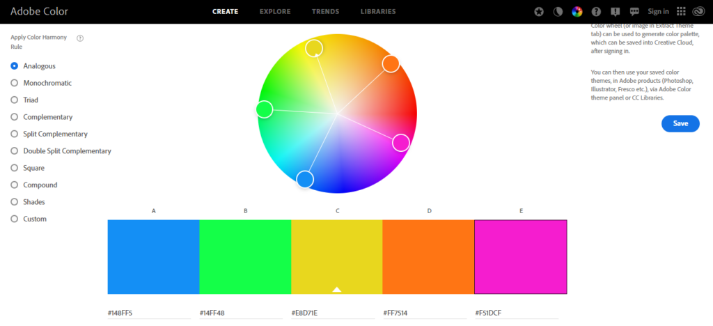 6th best color palette generators
