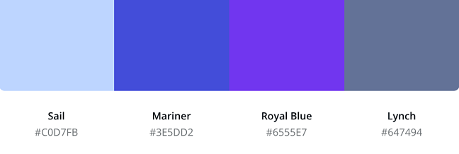 blue color website eighth color scheme