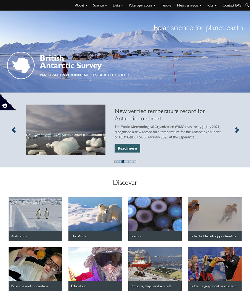 British Antarctic Survey And Their Artist Page.