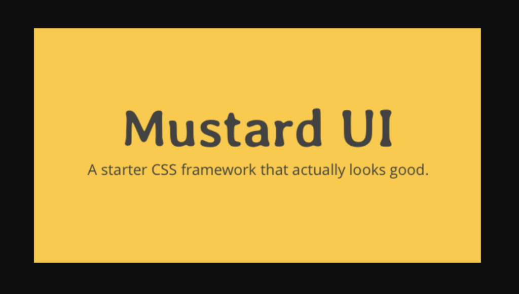 Mustard UI