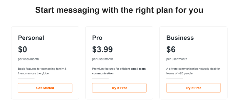 Start Messaging With The Right Plan For You - Voxer.