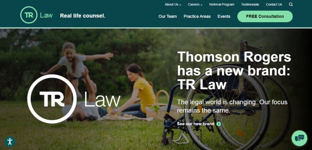 thompson roger law firm website