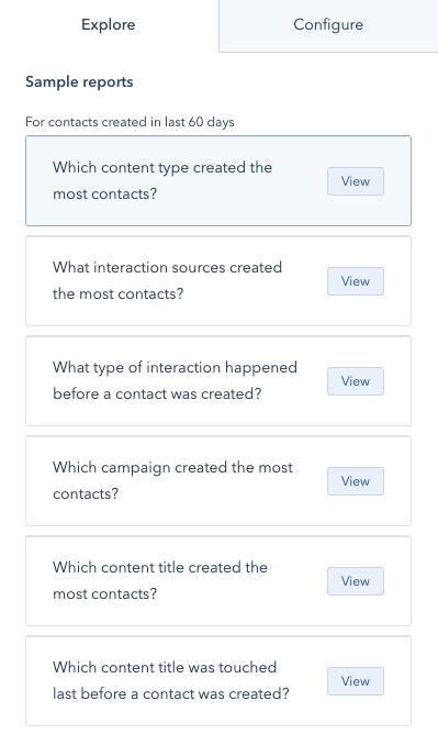 hubspot attribution report