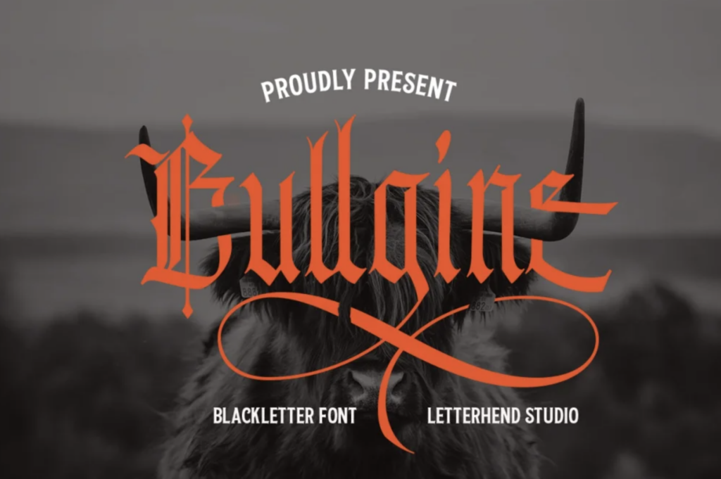 Bullgine - spooky Halloween fonts