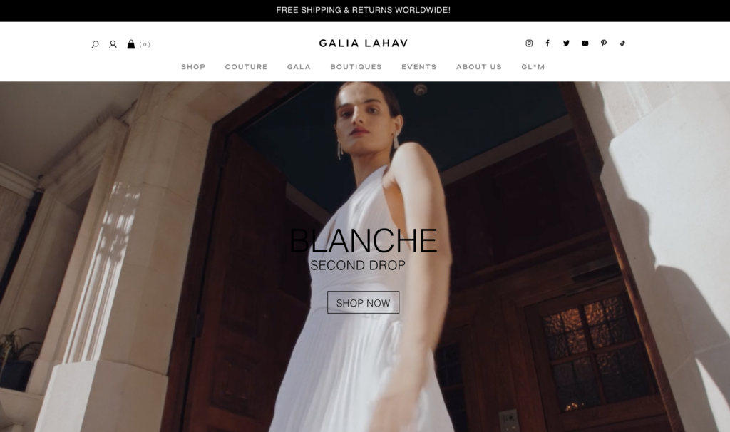 Top 10 Fashion Website Design Examples + Development Guide