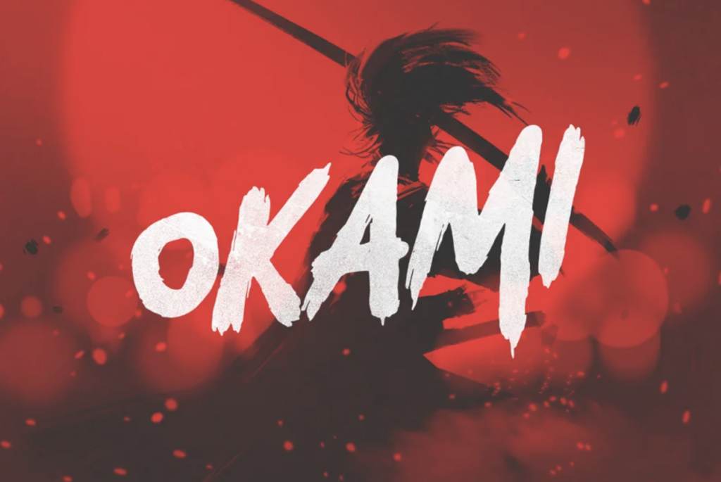 Okami - free creepy fonts