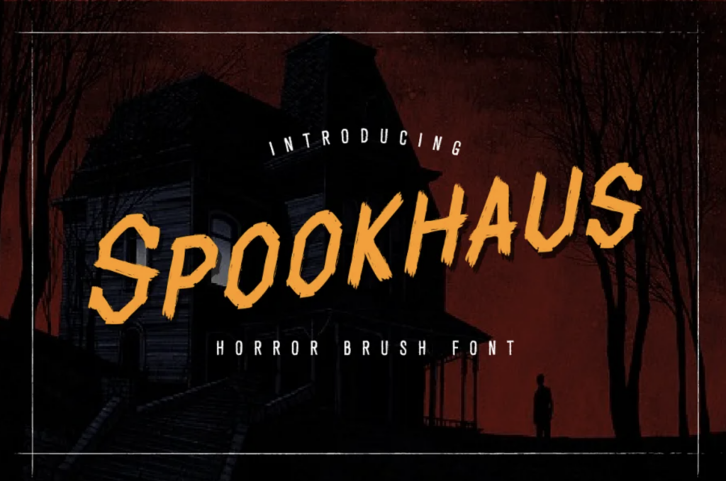 Spookhaus - spooky Halloween fonts