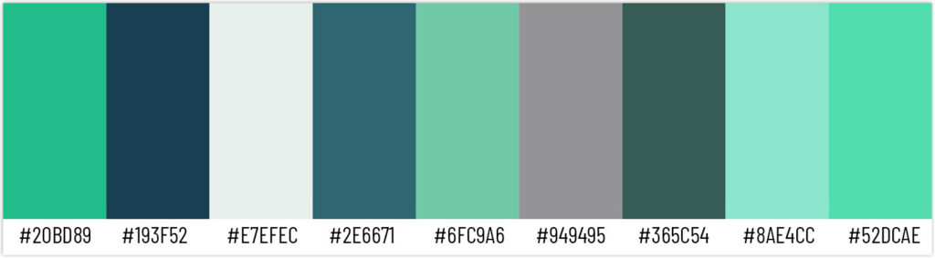 40+ Shades Of Green Color Chart Stock Illustrations, Royalty-Free