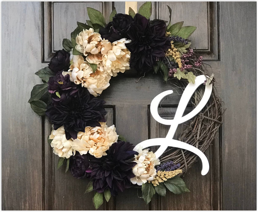 customized wreath