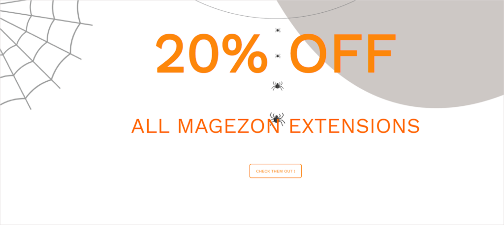 Evaluate imagery in section 2 of Magento Halloween landing page