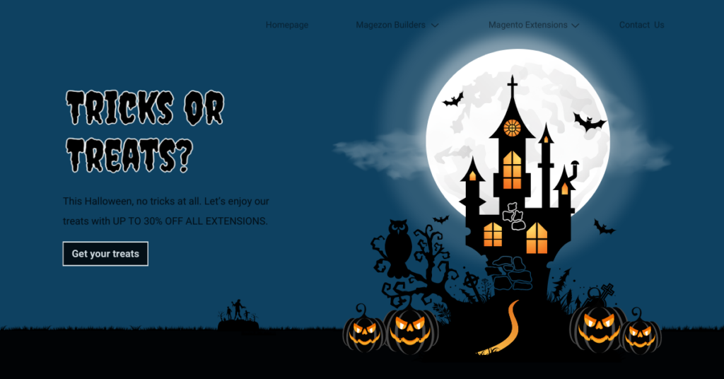 Halloween Landing Page