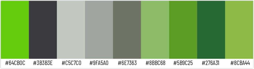 Color scheme palette image  Soft green color palette