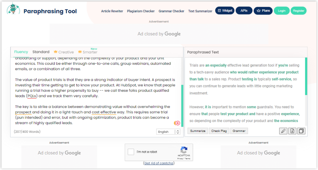 paraphrasing tool