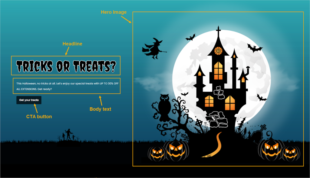 Halloween Landing Page