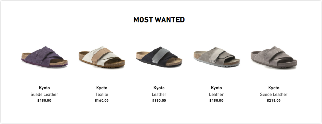 birkenstock most wanted