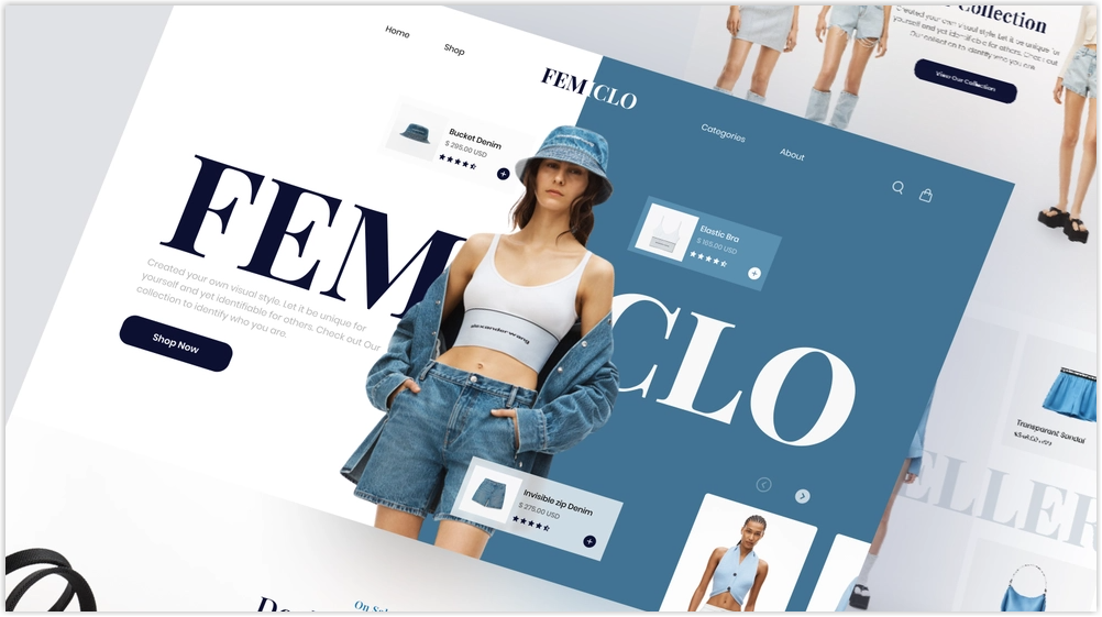 magento fashion website