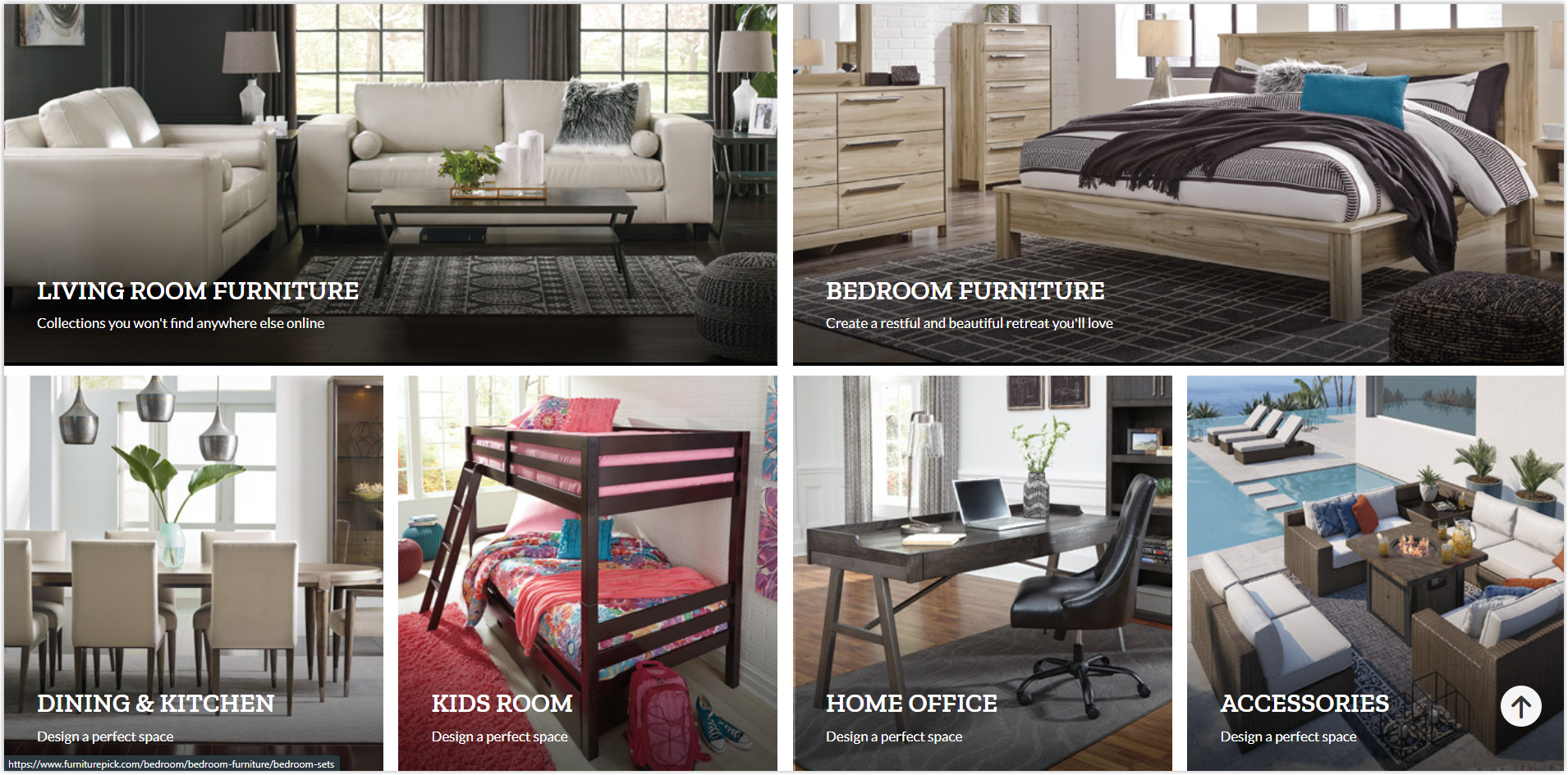 furniture pick categories
