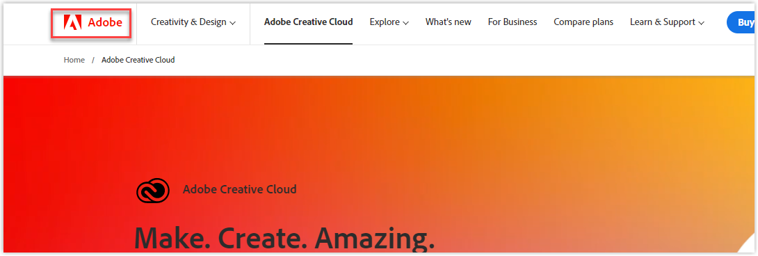 add logo when designing a homepage