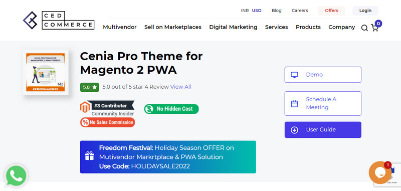 Magento 2 PWA theme - Magenzon