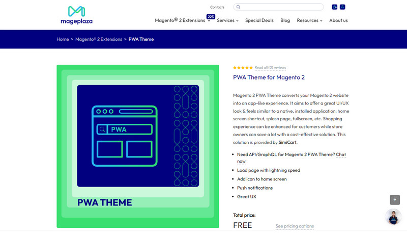 Magento 2 PWA theme - Magenzon