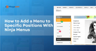 Add menu to specific positions with Ninja Menus