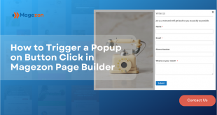 How to Trigger a Popup on Button Click in Magezon Page Builder