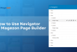 How to use Navigator in Magezon Page Builder