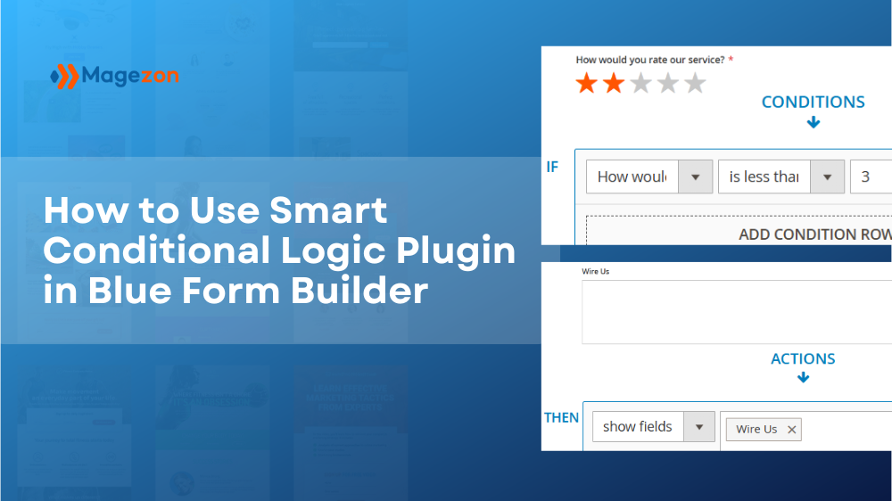 Use Smart Conditional Logic Plugin in Blue Form Builder